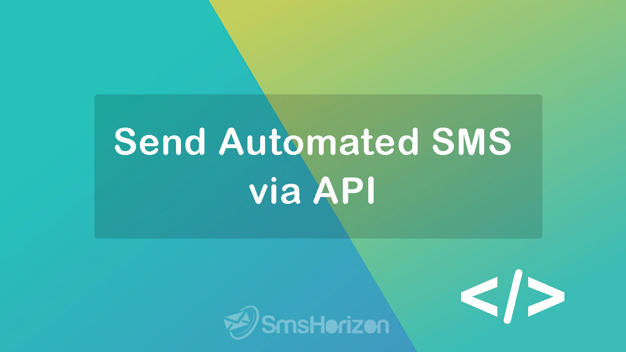 Send bulk SMS via HTTP API